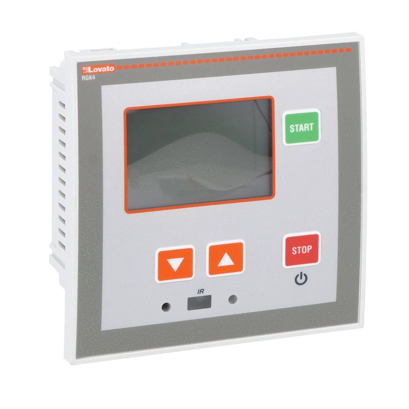 Stand alone gen-set controller, 12/24VDC, USB/optical and Wi-Fi point programming port on front