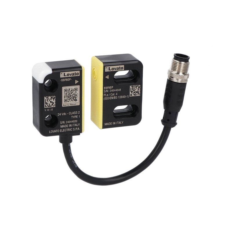 RFID safety sensors SSF… series, 5-pin version, with M12 Pigtail connector 15cm and generic coding type