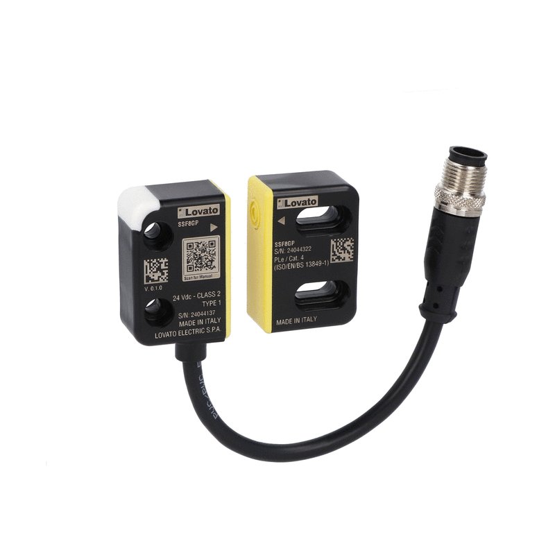 RFID safety sensors SSF… series, 8-pin version, with M12 Pigtail connector 15cm and generic coding type