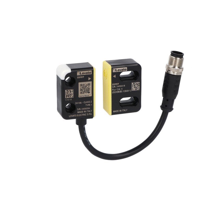 RFID safety sensors SSF… series, 8-pin version, with M12 Pigtail connector 15cm and Teach-in coding type