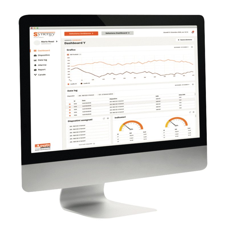 Synergy licence for LOVATO Electric device. Permanent licence for single device