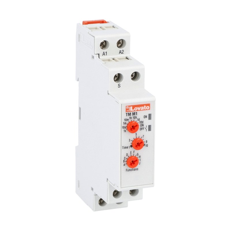 Multifunction time relay, multiscale, multivoltage, modular version, 12...240VAC/DC
