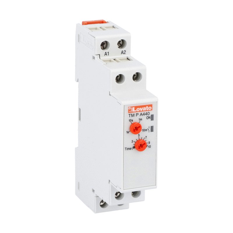 On delay time relay, multiscale, multivoltage, modular version, 380...440VAC