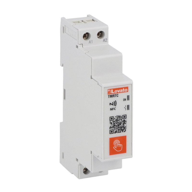 Weekly time relay. 1 relay output, with NFC technology and APP, modular version, 220...240VAC