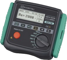 Kyoritsu 4105DL Digital Earth Tester - Robust IP67 Waterproof Design for Accurate Earth Resistance Measurement