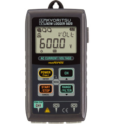 Kyoritsu 5020 Digital Data Logger Meter - Comprehensive Monitoring Solution for Current Leakage, Load Current, and Voltage
