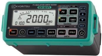 Kyoritsu 6024 PV Insulation Tester - Precision Testing for Photovoltaic Systems with USB Connectivity