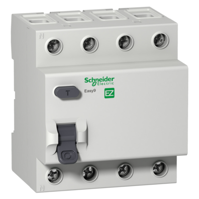 40A 4 Pole 300mA RCCB Easy9 (EZ9R66440) Schneider