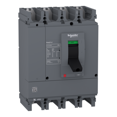 400A 4 Pole MCCB 36kA EasyPact (EZC400N4400N) Schneider
