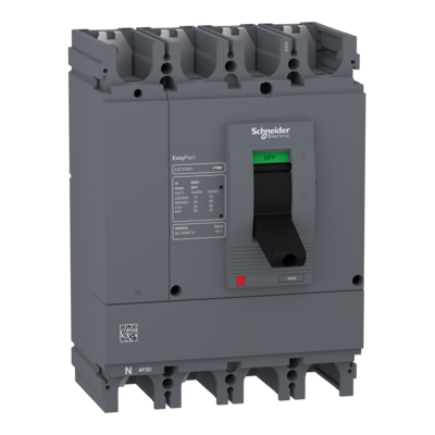 600A 4 Pole MCCB 50kA EasyPact (EZC630H4600N) Schneider