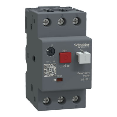 Motor Circuit Protection Breaker 0.1-0.6A Easy TeSys (GZ1E01) Schneider
