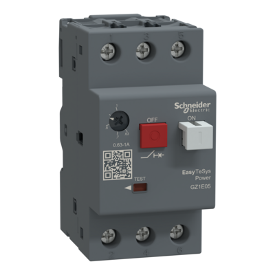 Motor Circuit Protection Breaker 0.63-1A Easy TeSys (GZ1E05) Schneider