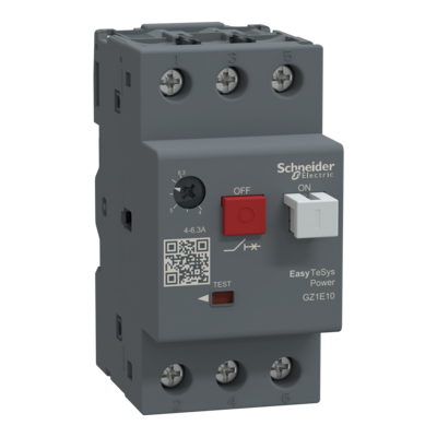 Motor Circuit Protection Breaker 4-6.3A Easy TeSys (GZ1E10) Schneider