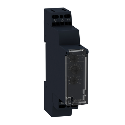 Multifunction Relay 8A 1CO 0.1s-100hrs 12-240V AC/DC Harmony (RE17RMMW) Schneider