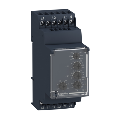 3-phase voltage control relay 5A 2CO 120-277 V AC Harmony Control (RM35UB3N30) Schneider