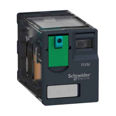 8 Pin Mini Plug-in Relay 12A 2CO 24VDC Harmony (RXM2AB1BD) Schneider
