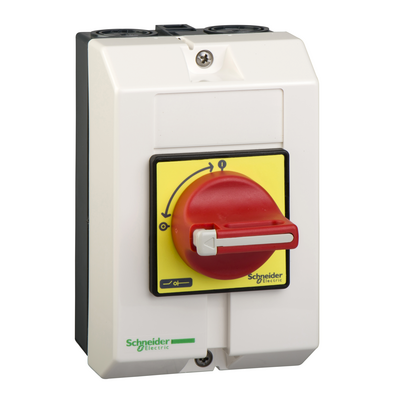 10A EMERGENCY STOP /ISOLATOR ENCLOSED IP65 TESYS (VCF02GE) SCHNEIDER