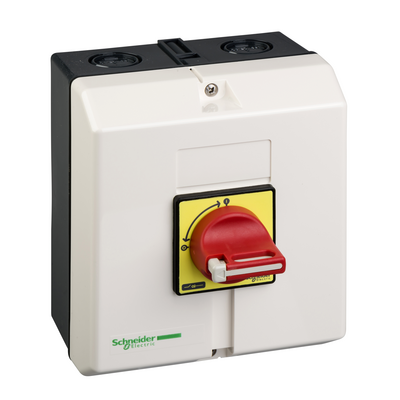 63A Enclosed Emergency Stop/ Isolator IP65 TeSys Vario (VCF4GE) Schneider