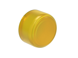 Yellow rubber boot for extended and illuminated extended pushbuttons