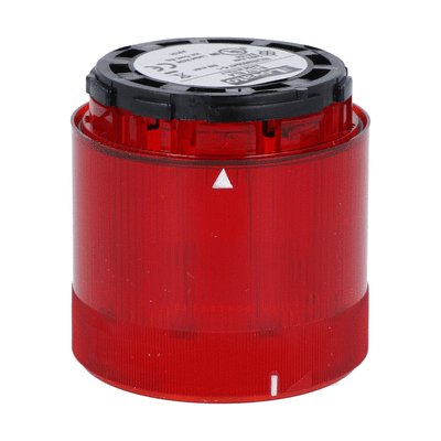 Flash module. Ø70mm. With 4-JOULE XENON bulb, red, 110...120VAC
