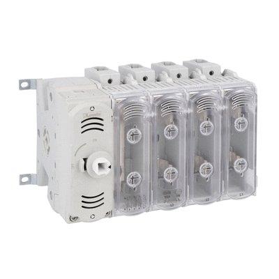 Four-pole switch disconnector, with NFC fuse holder, 100A