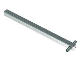 Shaft extension for door-coupling lever handles, length 387mm/15.2”; □7mm/0.3”