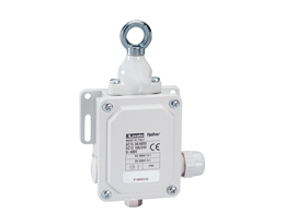 Rope-pull lever limit switch for normal stopping, without RESET button. Contacts 1NO+1NC. IP65. 120N operating force