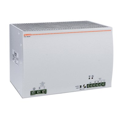 DIN rail switching power supply, single-phase. 48VDC, 10A/480W