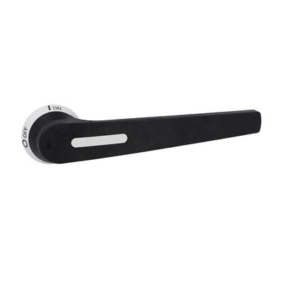 Door-coupling handle for GL1001...GL2000. Screw fixing. 259mm lever length pistol handle - defeatable (req. UL508A). Black. Ø10mm. IP66, IP69K and NEMA 4X