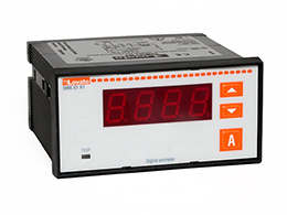 Ammeter, single-phase, 1 current value, 1 max current value, 1 min current value. Relay output for control and protection functions