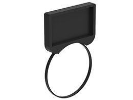 Label holder for blank or engraved plastic LPXAU108 labels