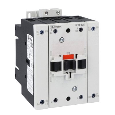 Four-pole contactor, IEC operating current Ith (AC1) = 115A, AC/DC coil, 230VAC/DC, 2NO and 2NC