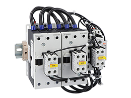 Completa star-delta starter, open frame, for starting time up to 12 seconds and a maximum of 30 operations/hour, max IEC operating current 85A. Coil voltage 230VAC 50/60Hz