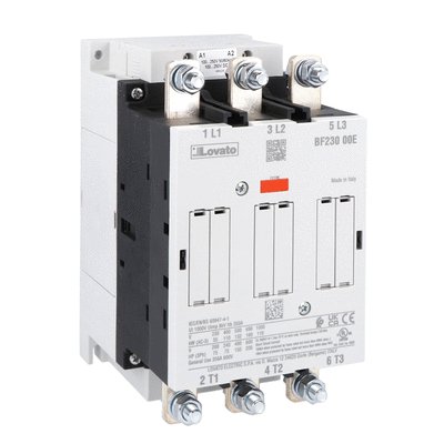 Three-pole contactor, IEC operating current Ie (AC3) = 230A, AC/DC coil, 60…130VAC/DC