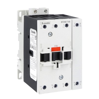 Four-pole contactor, 80A/1000V DC1, AC coil, 24VAC 50/60Hz