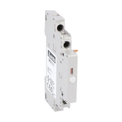 Add-on auxiliary contact. Side mount. Indicator contacts for thermal and magnetic tripping 1NO+1NC. For SM2... and SM3…