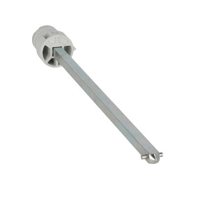 Shaft extension for door-coupling handle GLX63, GLX63B. 400mm long. □12mm