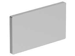 Engravable silver plastic label to use with LPXAU105 holder