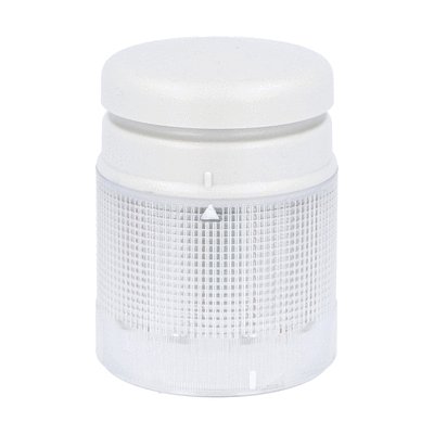 Steady light multicolored light module. Ø70mm. Built-in LED circuit. Blue, orange, red with continuous or pulsed sound, 24VDC