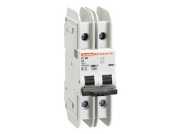 Miniature circuit breaker, 2P - 10kA. 2 modules, characteristic C, 50A