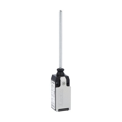 Limit switch, K series, wobble stick, omnidirectional, 1 bottom cable entry. Dimensions to EN 50047, metal body, contacts 3NC slow action. Flexible rod