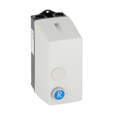 Direct-on-line-starter, enclosed with thermal overload relay, with RESET pushbutton, with BF09/BF18 contactor, 1A max (0.25kW at 400V), IP65. Contactor coil voltage 230VAC 50/60Hz