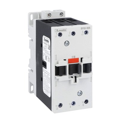 Three-pole contactor, IEC operating current Ie (AC3) = 65A, AC coil 50/60Hz, 48VAC