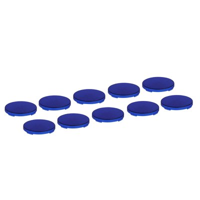 Set of 10 blue lenses for LP4… control stations
