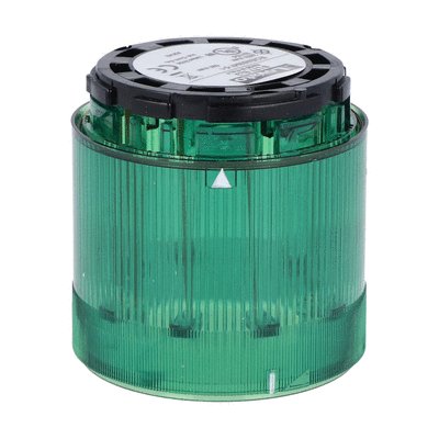 Flash module. Ø70mm. With 4-JOULE XENON bulb, green, 24VAC/DC