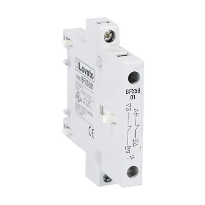 Mechanical interlock, side mount with 2NC contacts for BF00, BF09-BF38