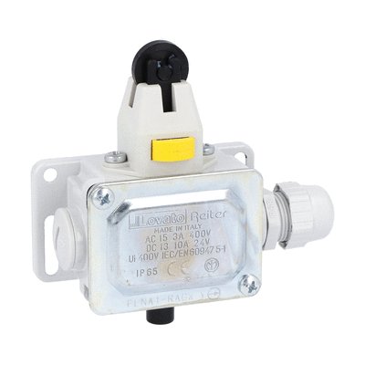 Metal limit switch, PL series, latch and manual release. Contacts 1NC. IP65