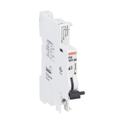 Auxiliary contact, side mount, 1 changeover for P1MBU...
