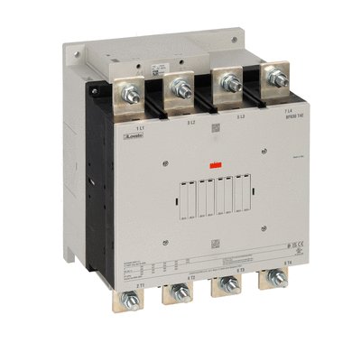 Four-pole contactor, IEC operating current Ith (AC1) = 630A, AC/DC coil, 100...250VAC/DC