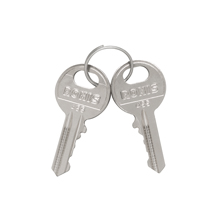 Spare standard key set for selector switches or mushroom head buttons